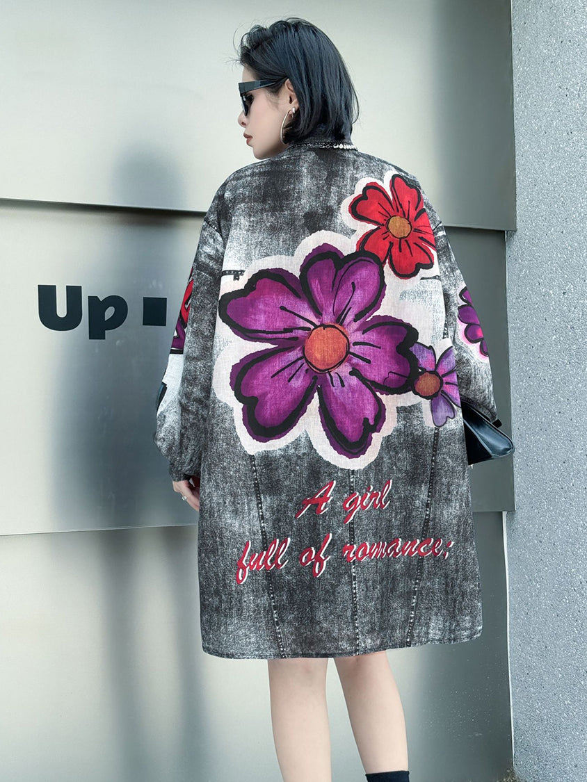 フィーリングラッキーフラワーブラウス