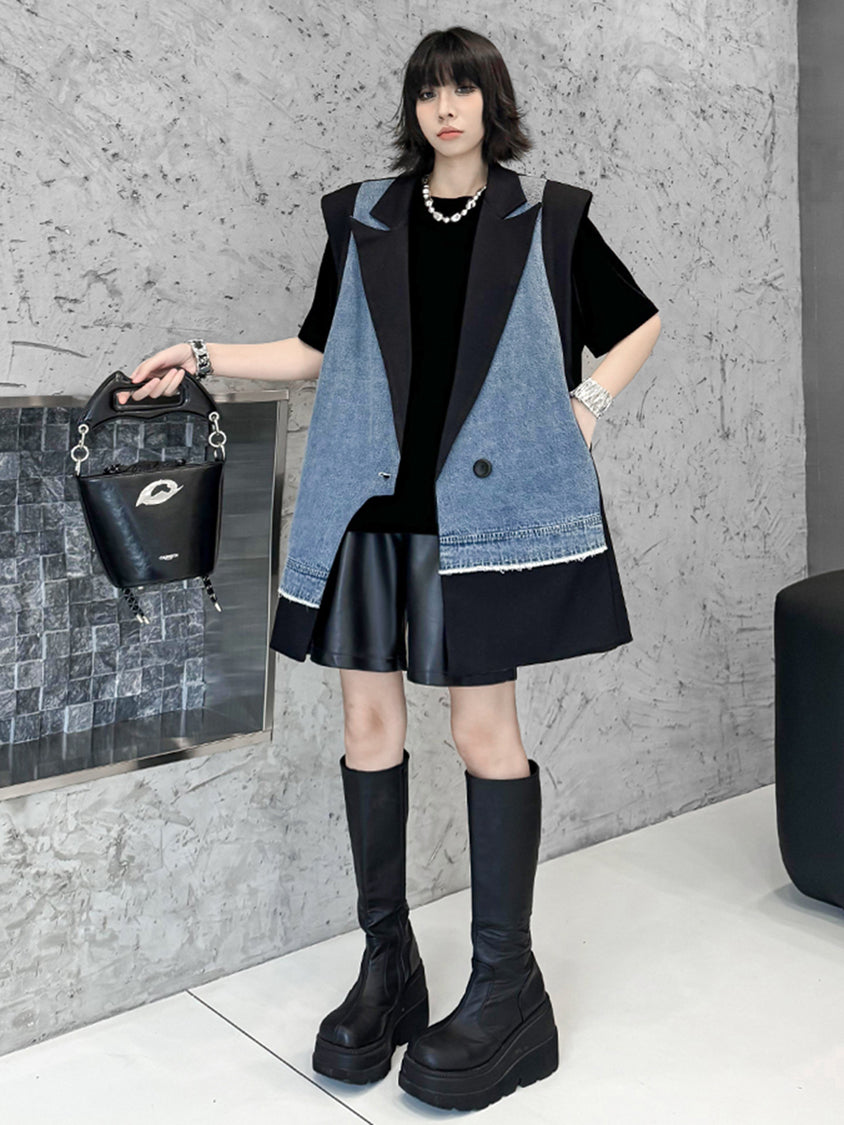 Denim Switch Vest