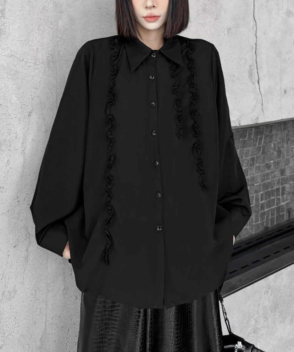Frill line blouse