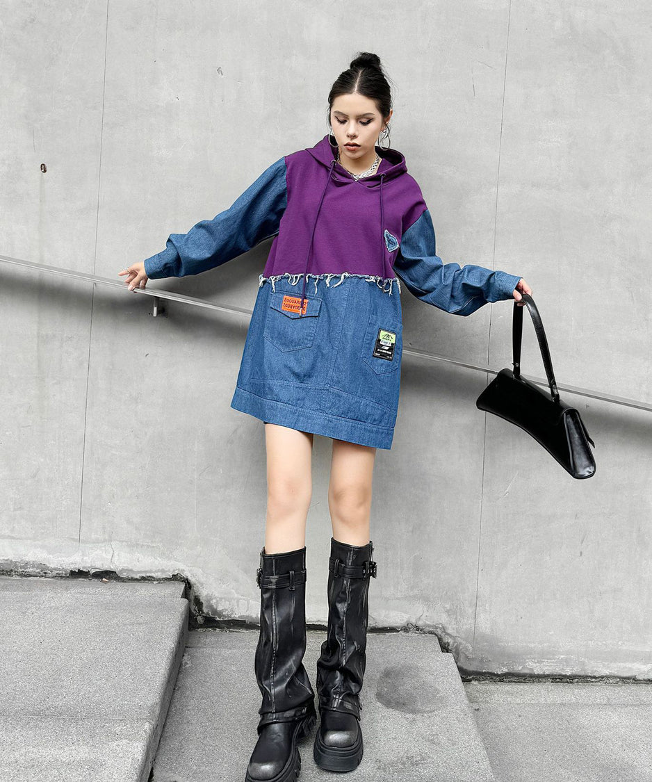 Denim Switch Hoodie