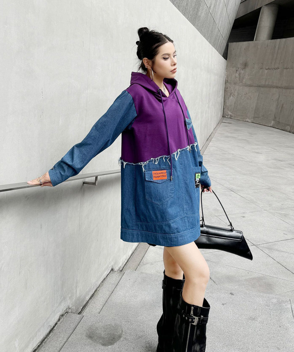 Denim Switch Hoodie
