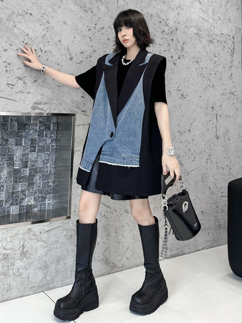 Denim Switch Vest