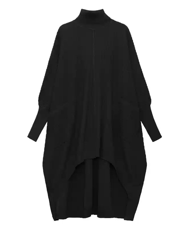 Bat sleeve knit dress