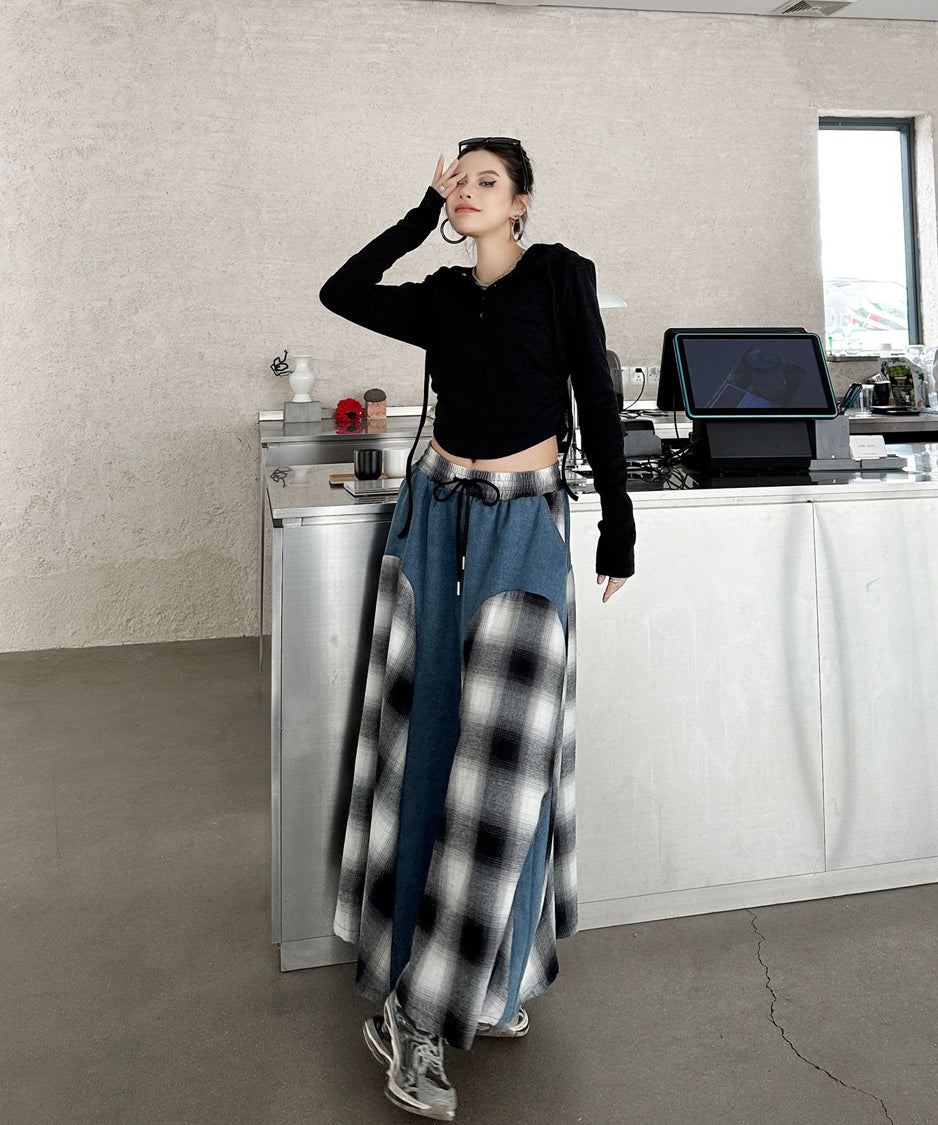 Buffalo Plaid Switch Skirt