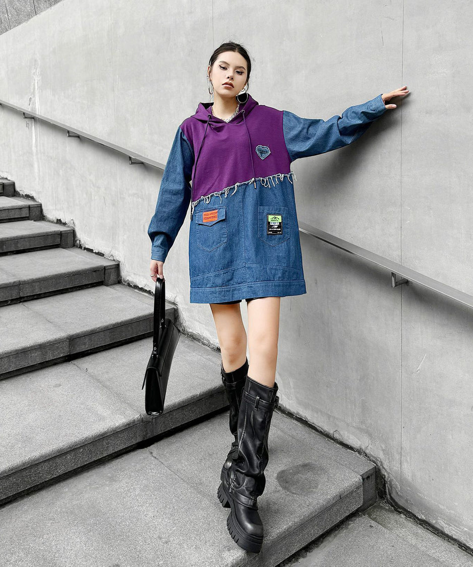 Denim Switch Hoodie