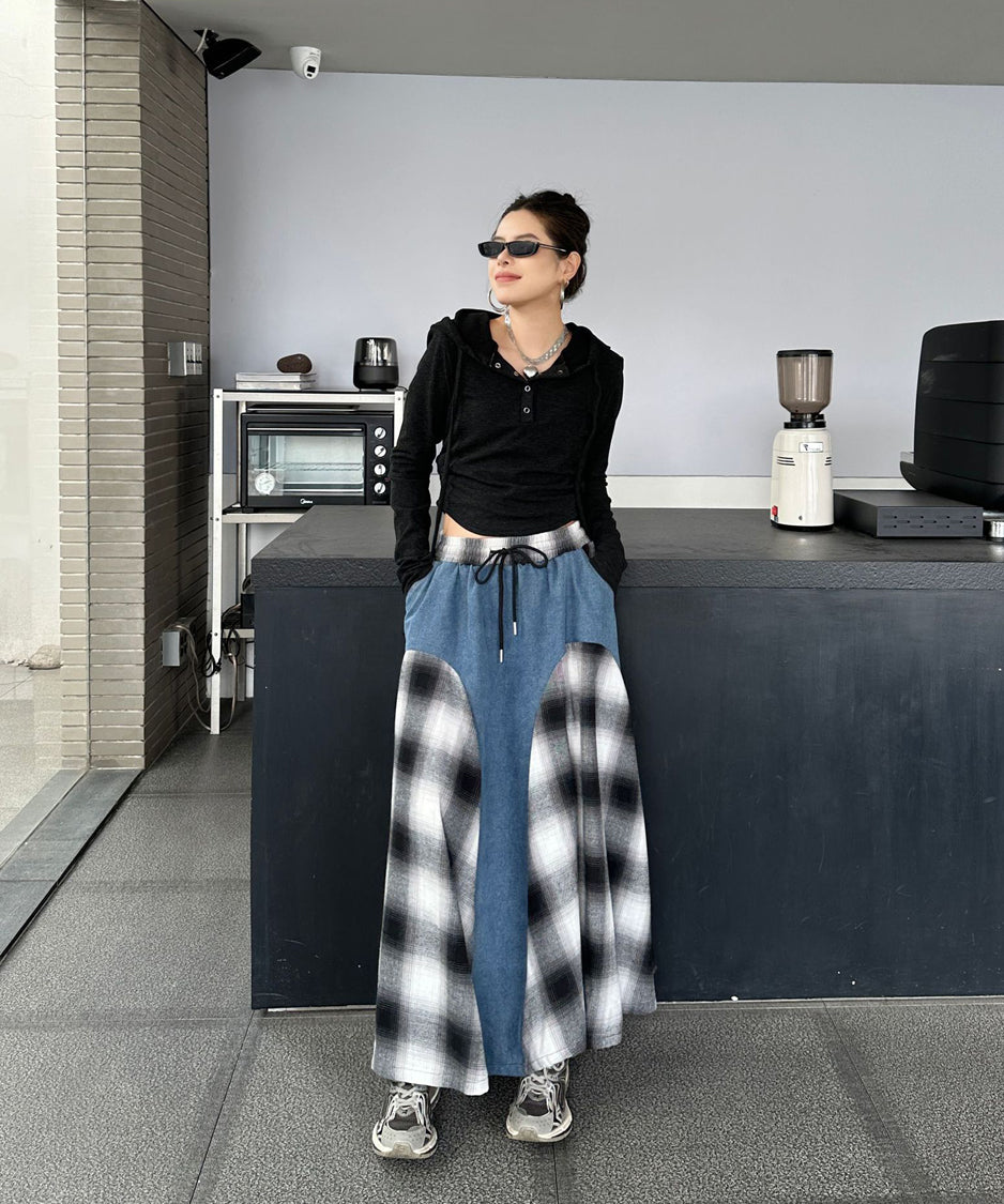 Buffalo Plaid Switch Skirt