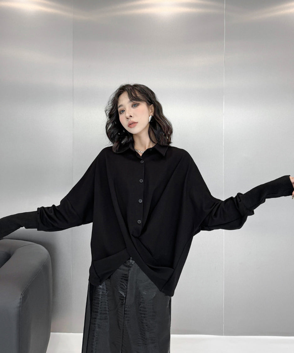 crossover blouse