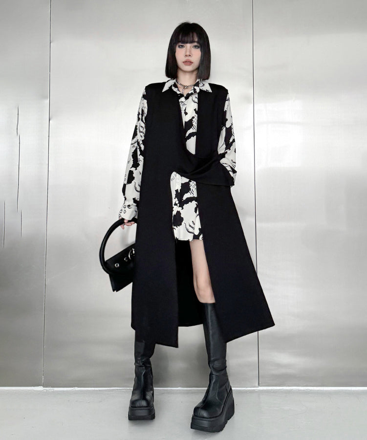 Irregular Long Vest