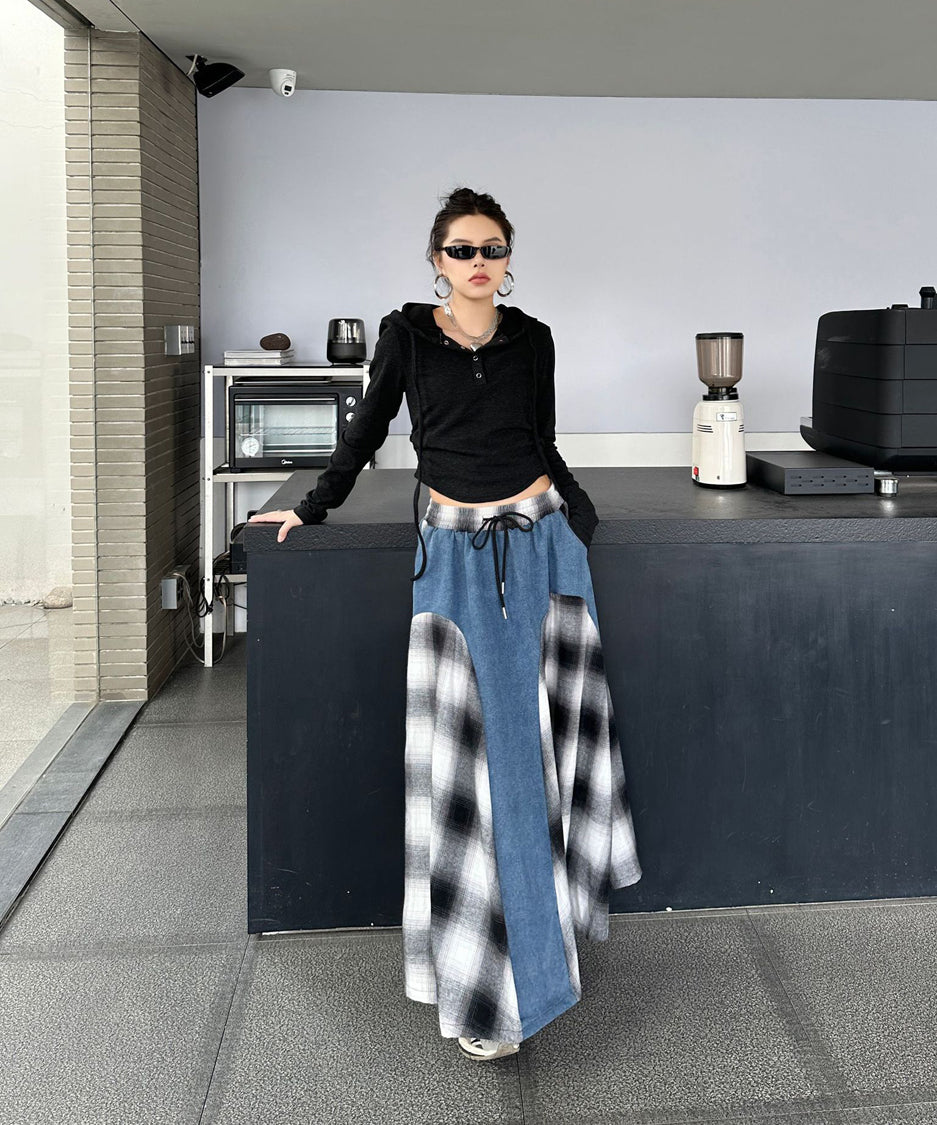 Buffalo Plaid Switch Skirt