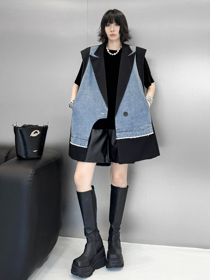 Denim Switch Vest