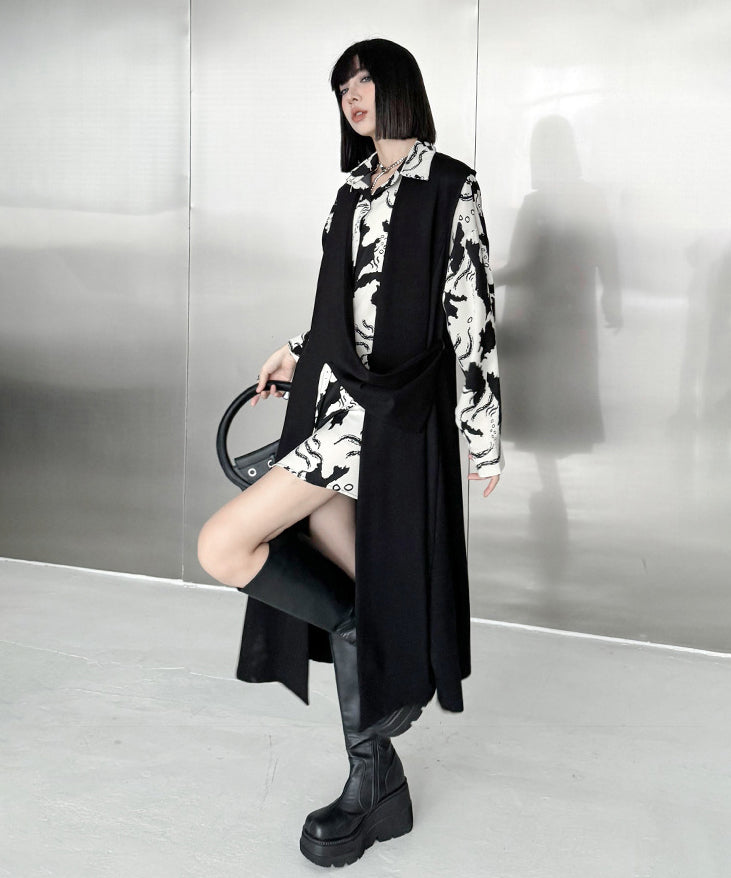 Irregular Long Vest