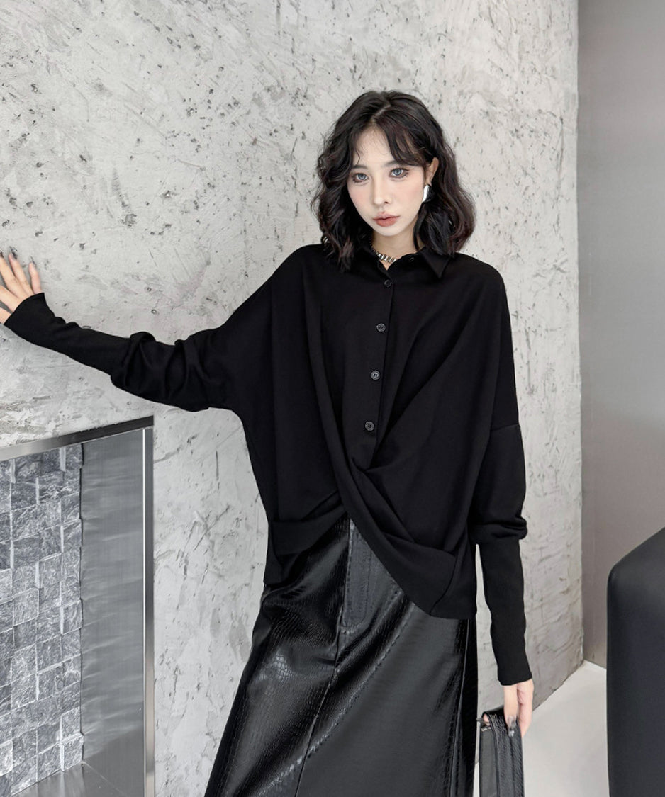crossover blouse
