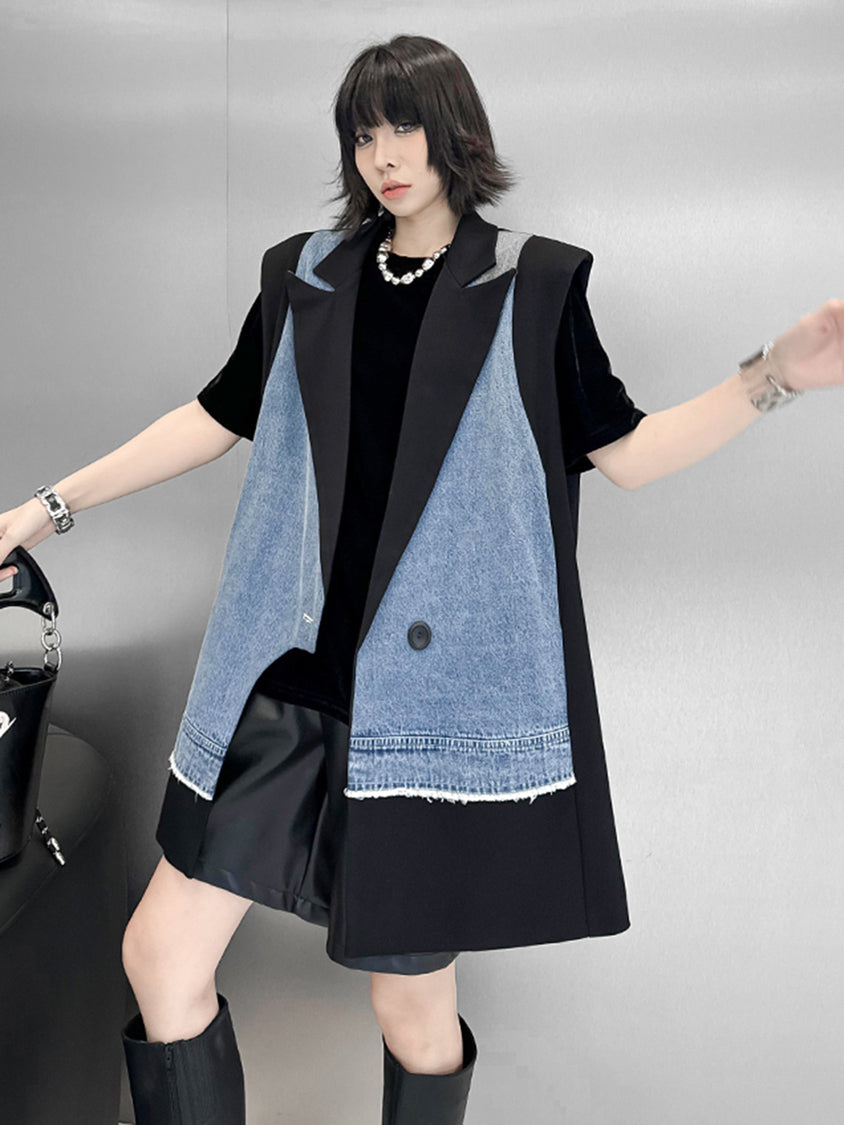Denim Switch Vest