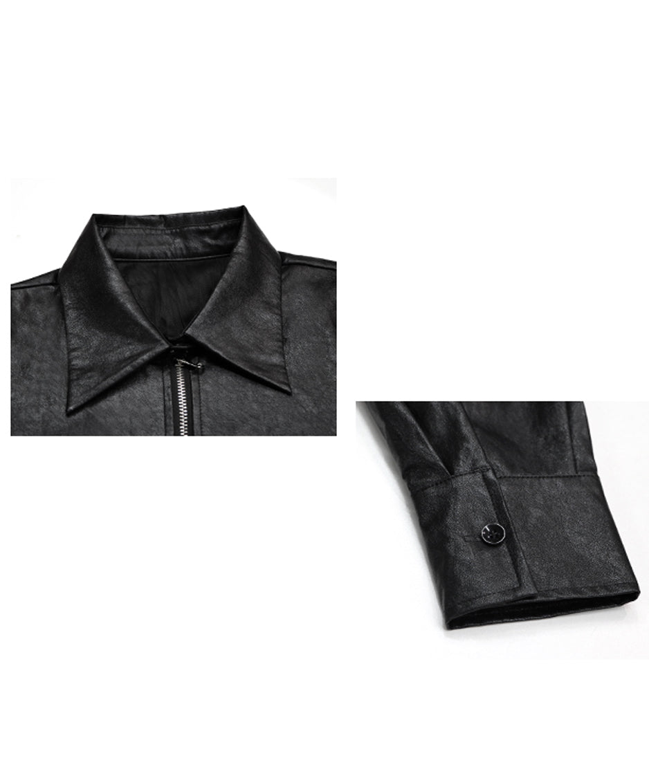 Design pleated long blouse