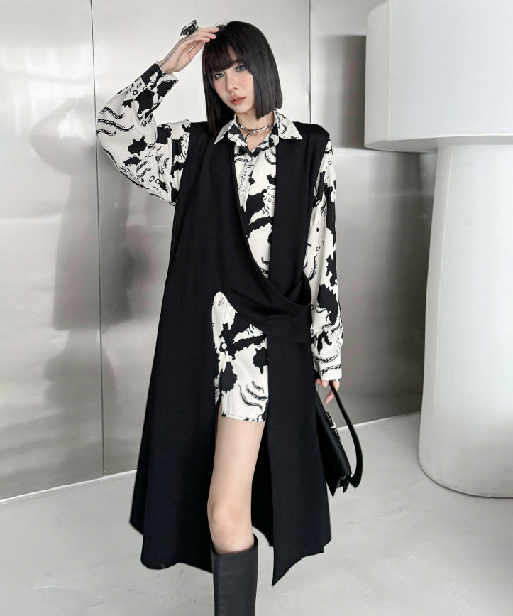 Irregular Long Vest