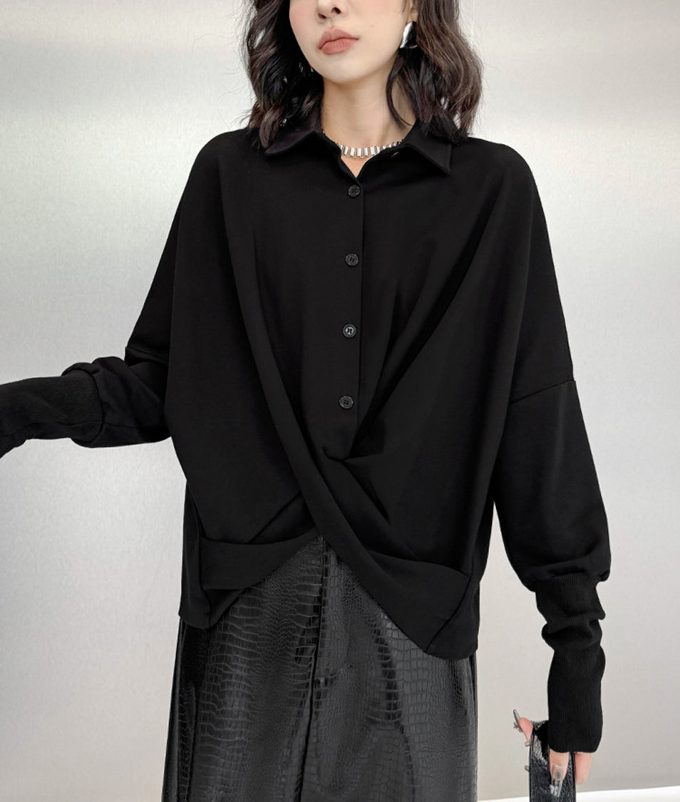 crossover blouse