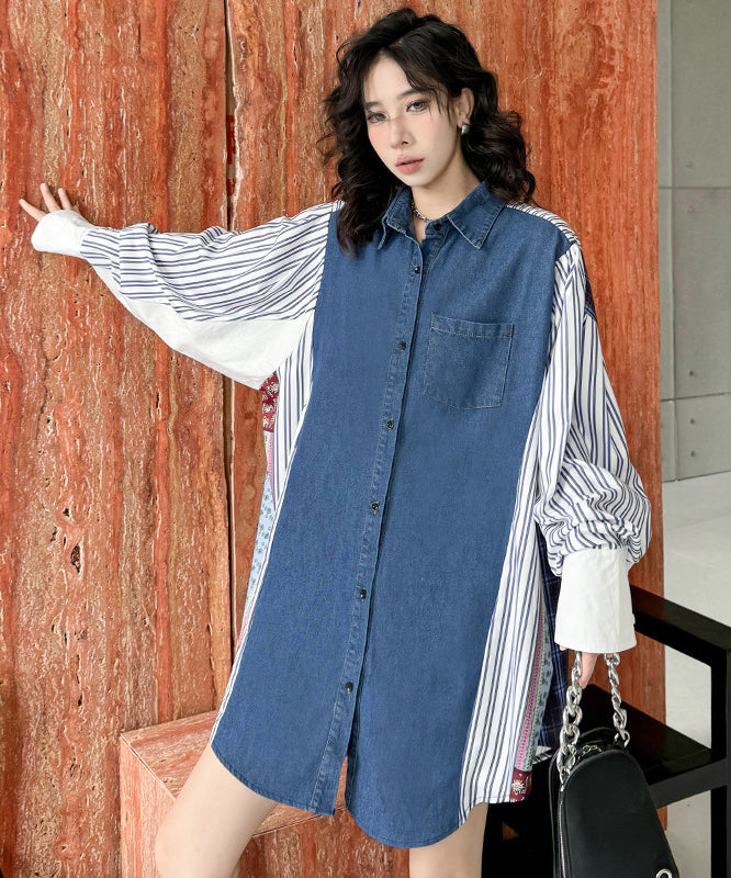 Patchwork Stripe Blouse