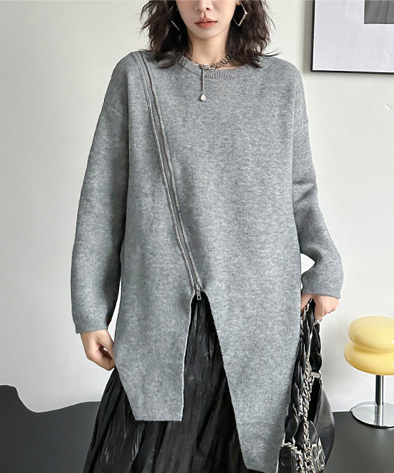 Asymmetrical knit