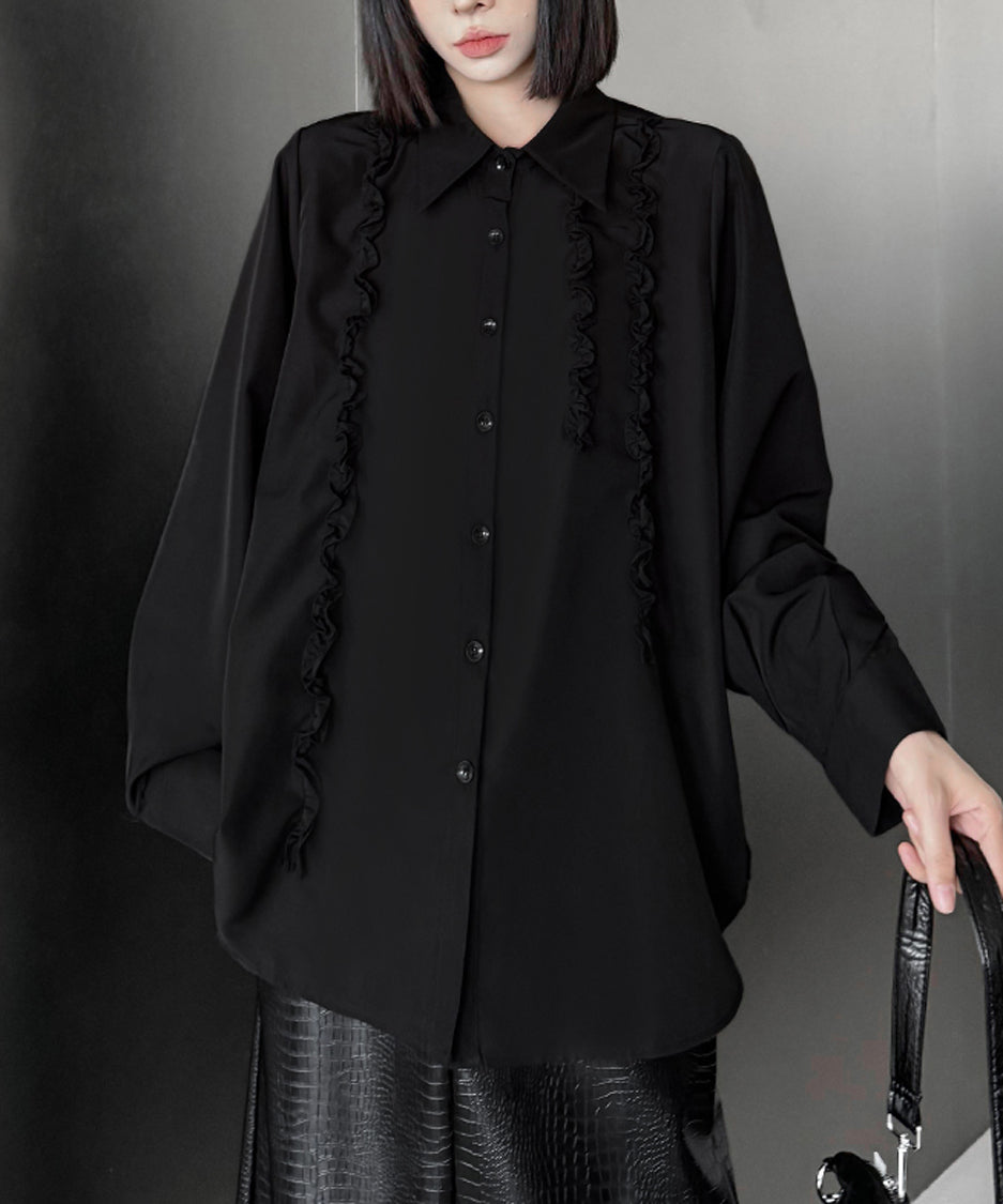Frill line blouse