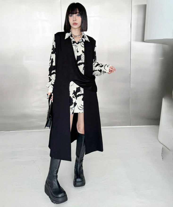 Irregular Long Vest