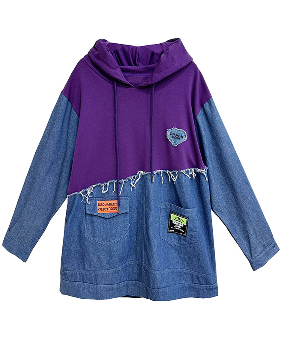 Denim Switch Hoodie