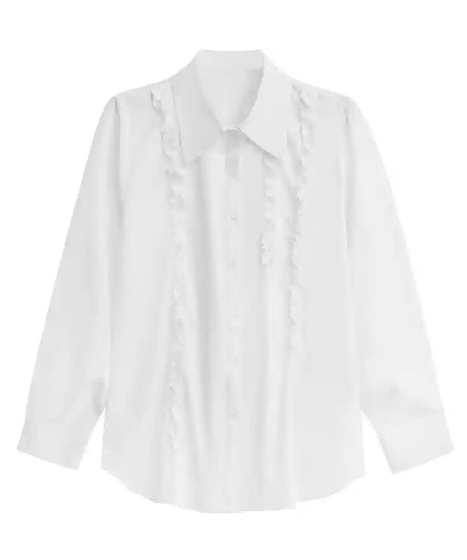 Frill line blouse