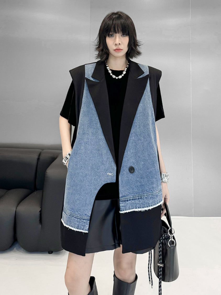 Denim Switch Vest