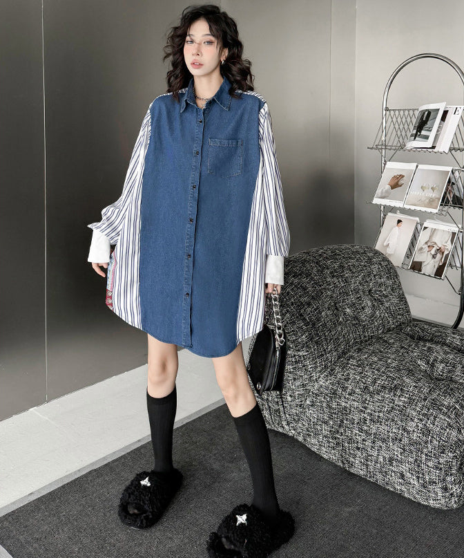 Patchwork Stripe Blouse