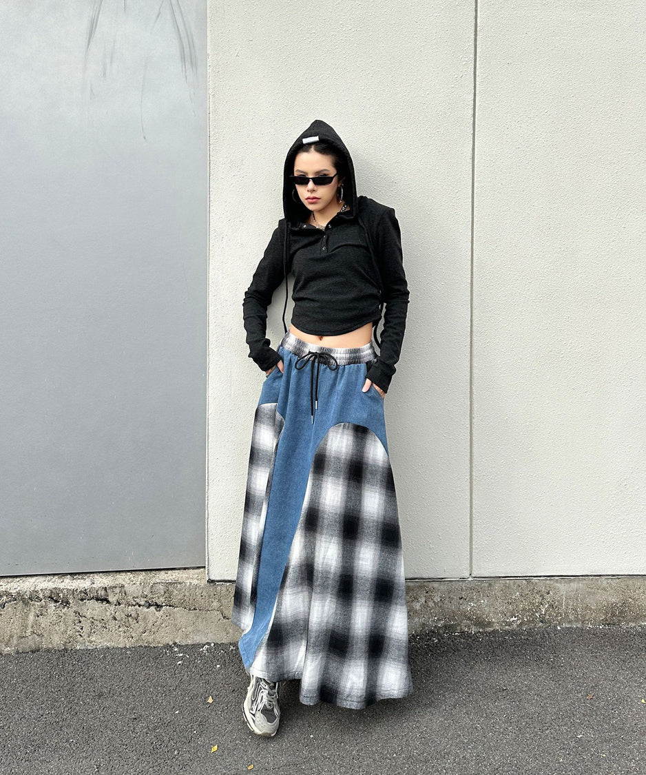 Buffalo Plaid Switch Skirt