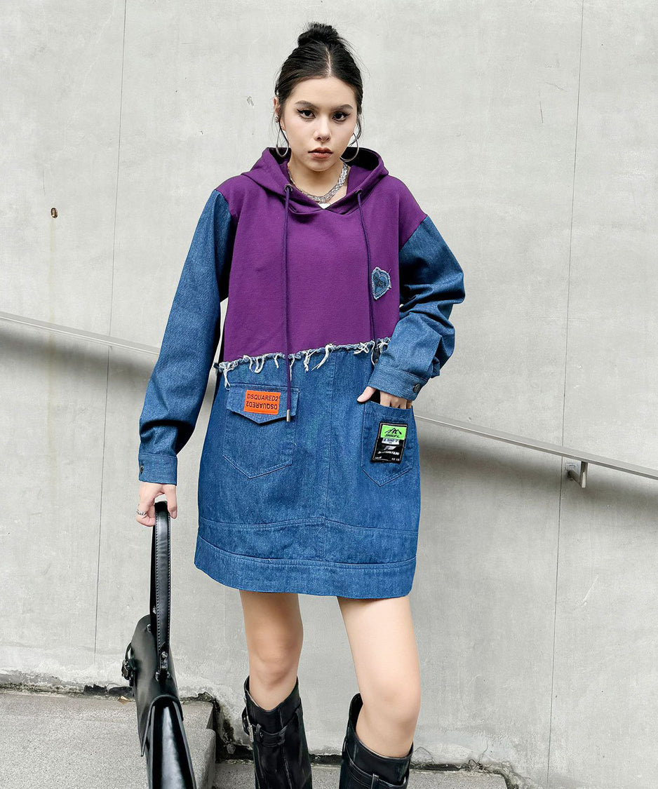Denim Switch Hoodie