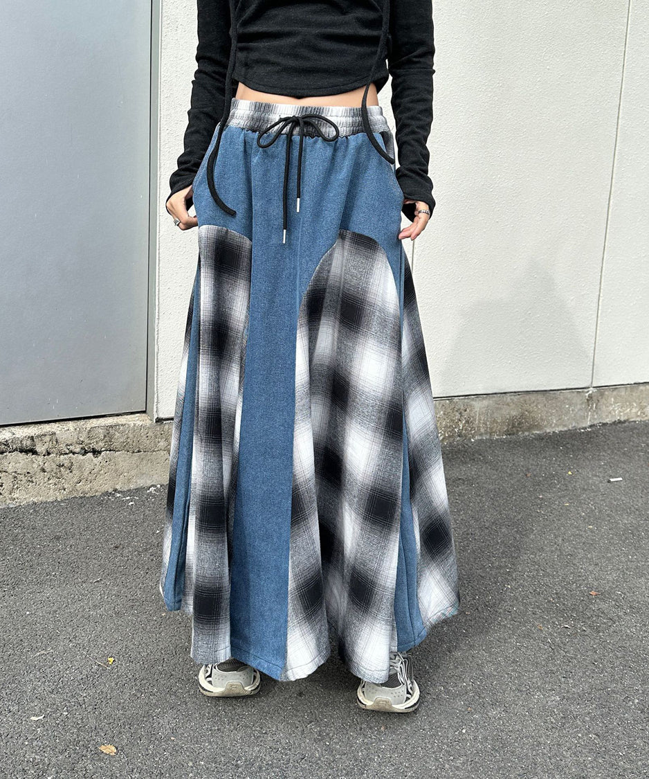 Buffalo Plaid Switch Skirt
