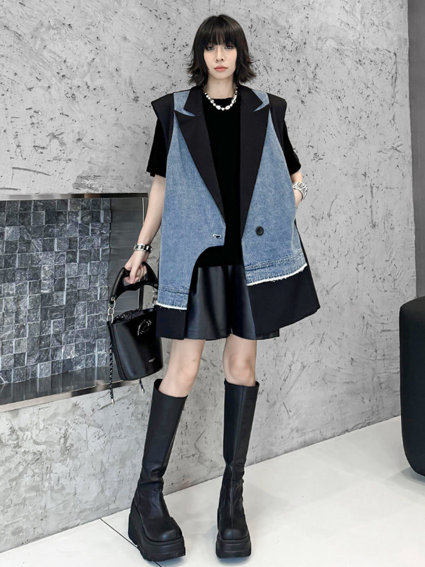 Denim Switch Vest