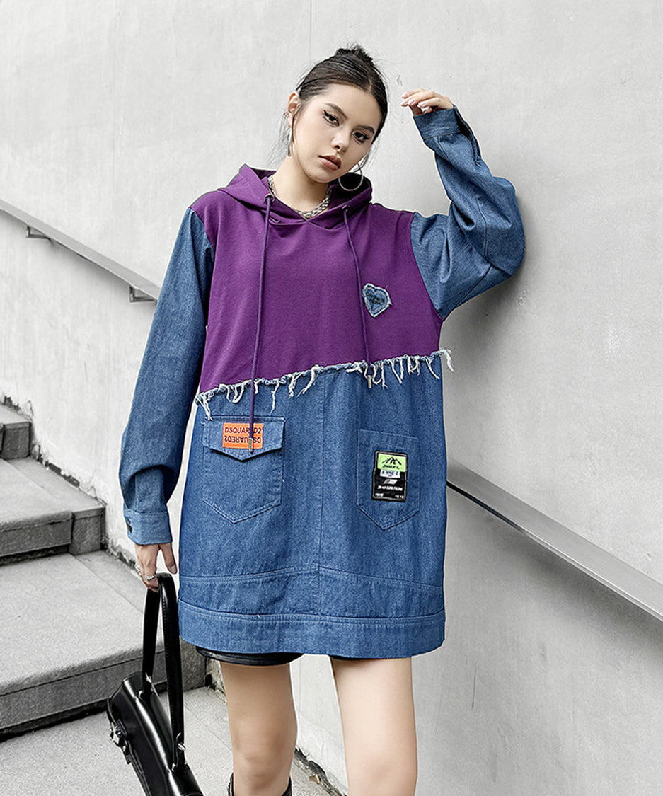 Denim Switch Hoodie