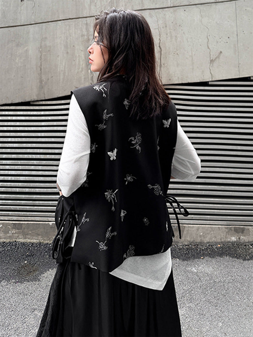 エンブロイダリーパールベスト