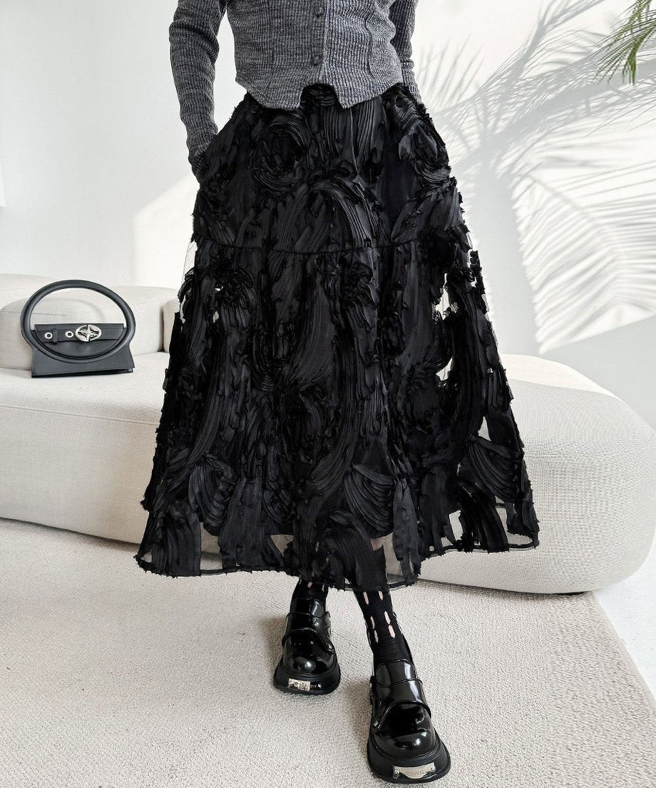 Three-dimensional skirt