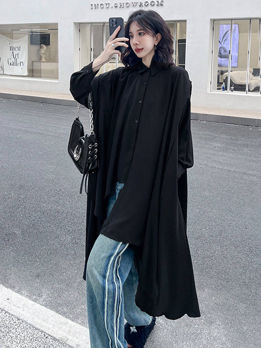 fishtail blouse