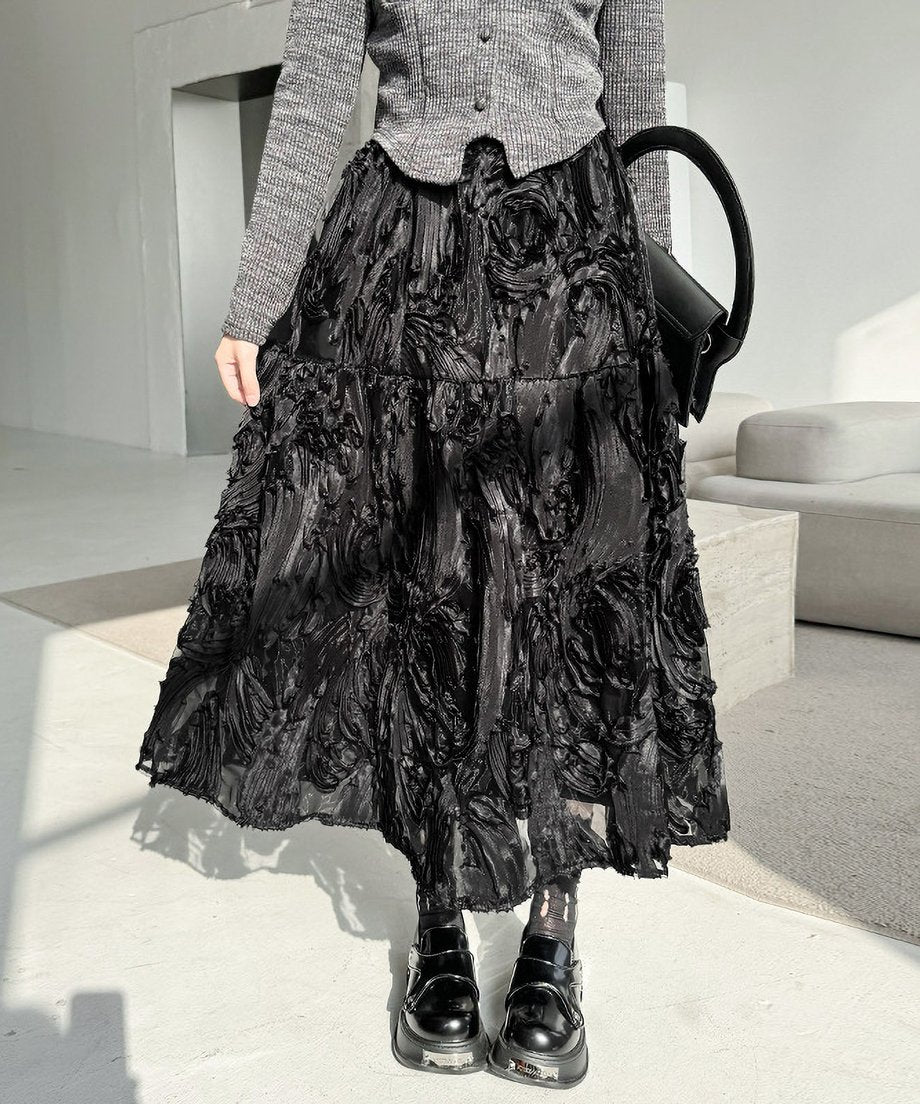 Three-dimensional skirt