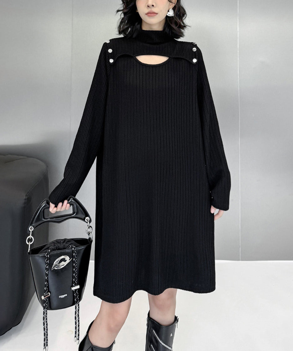 Half Turtleneck Dress