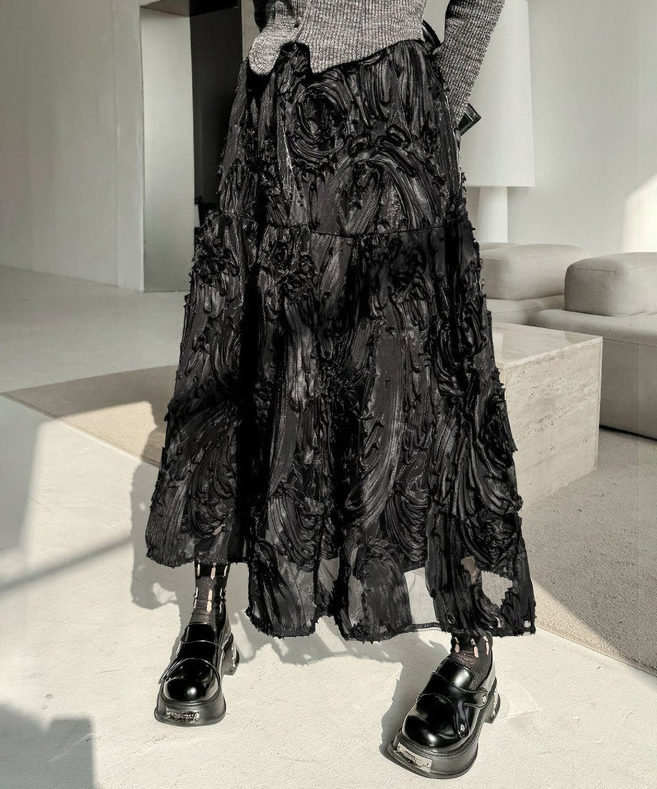Three-dimensional skirt