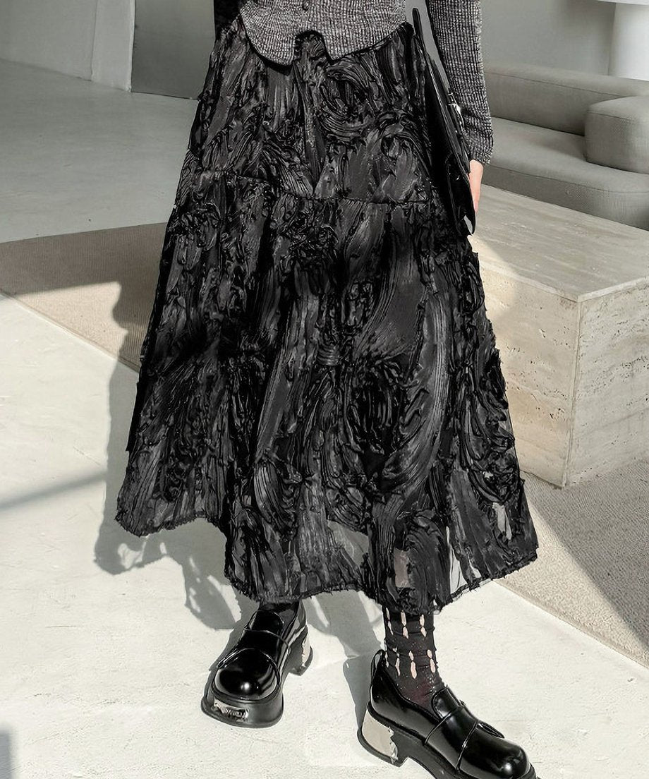 Three-dimensional skirt