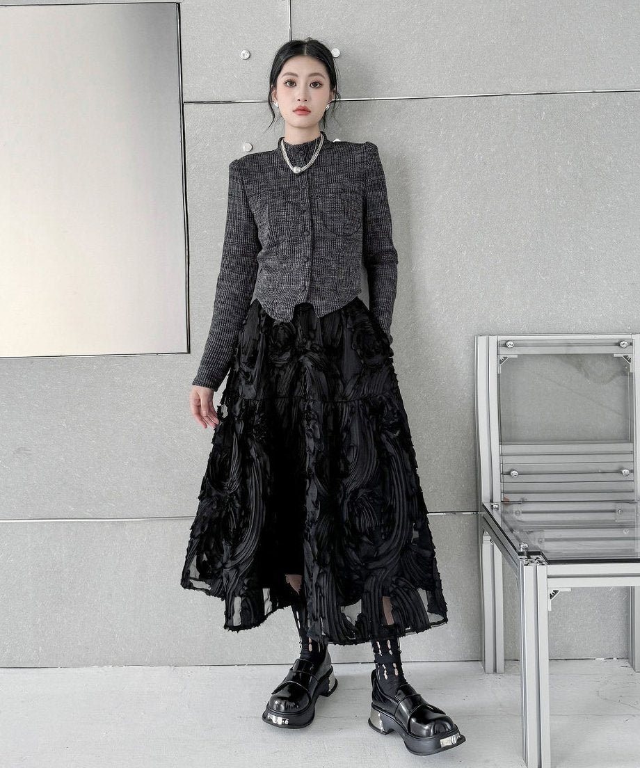 Three-dimensional skirt