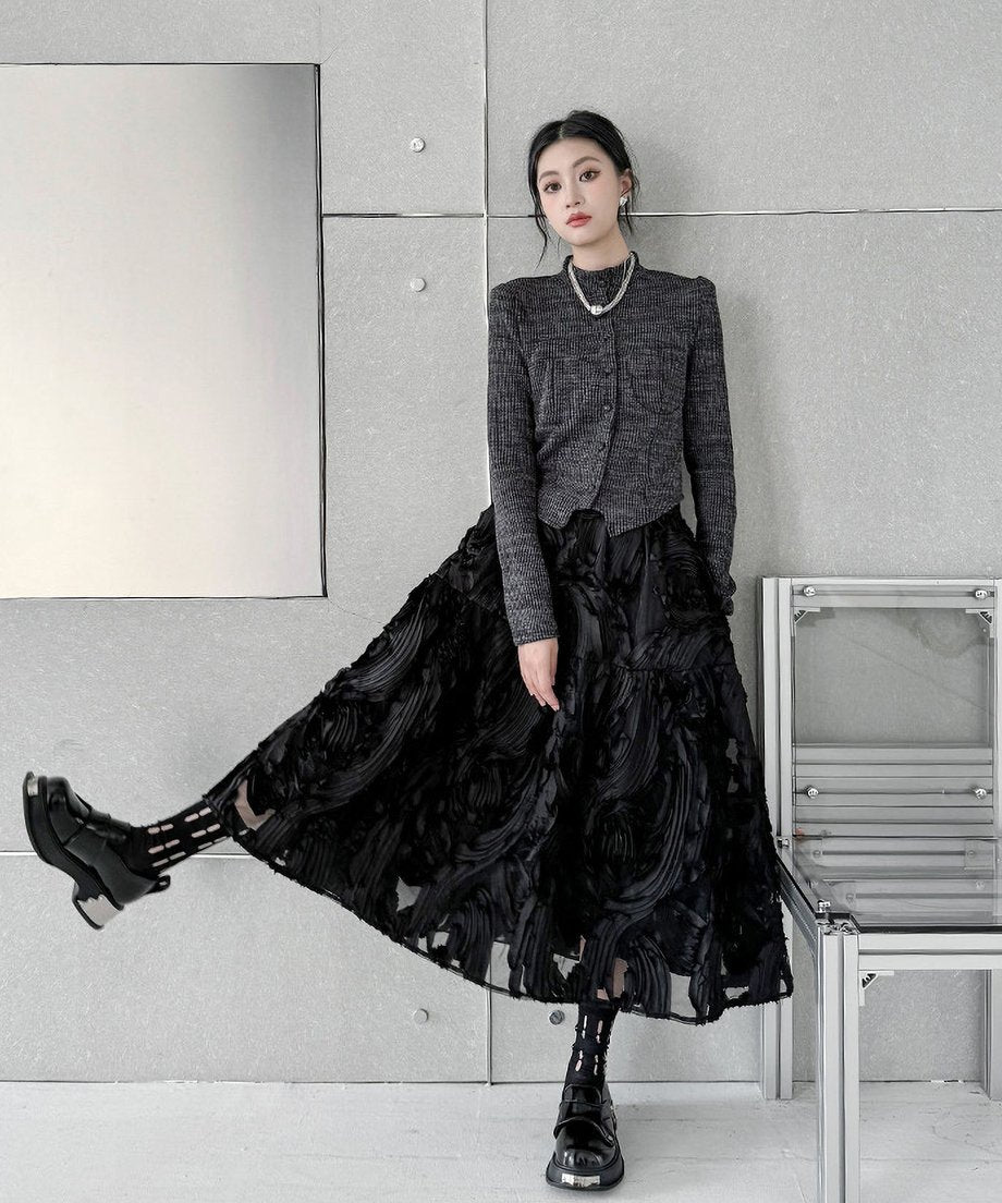 Three-dimensional skirt