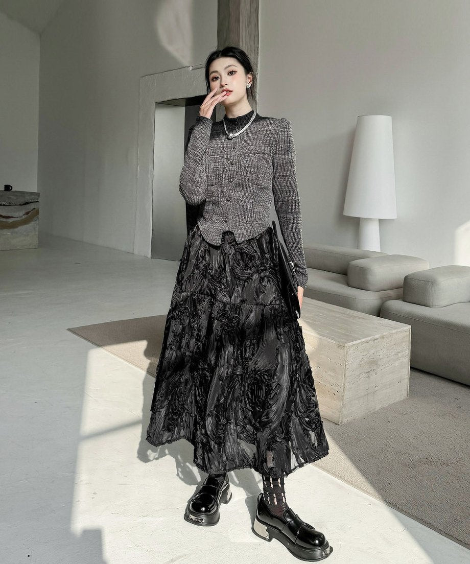 Three-dimensional skirt