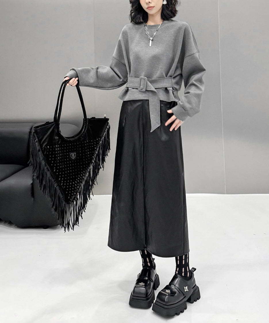 Designer belt tops