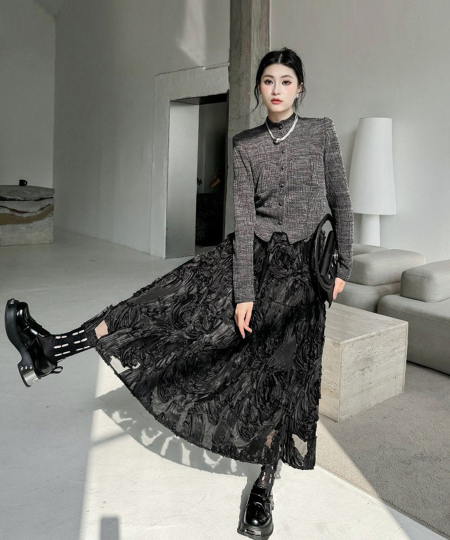 Three-dimensional skirt