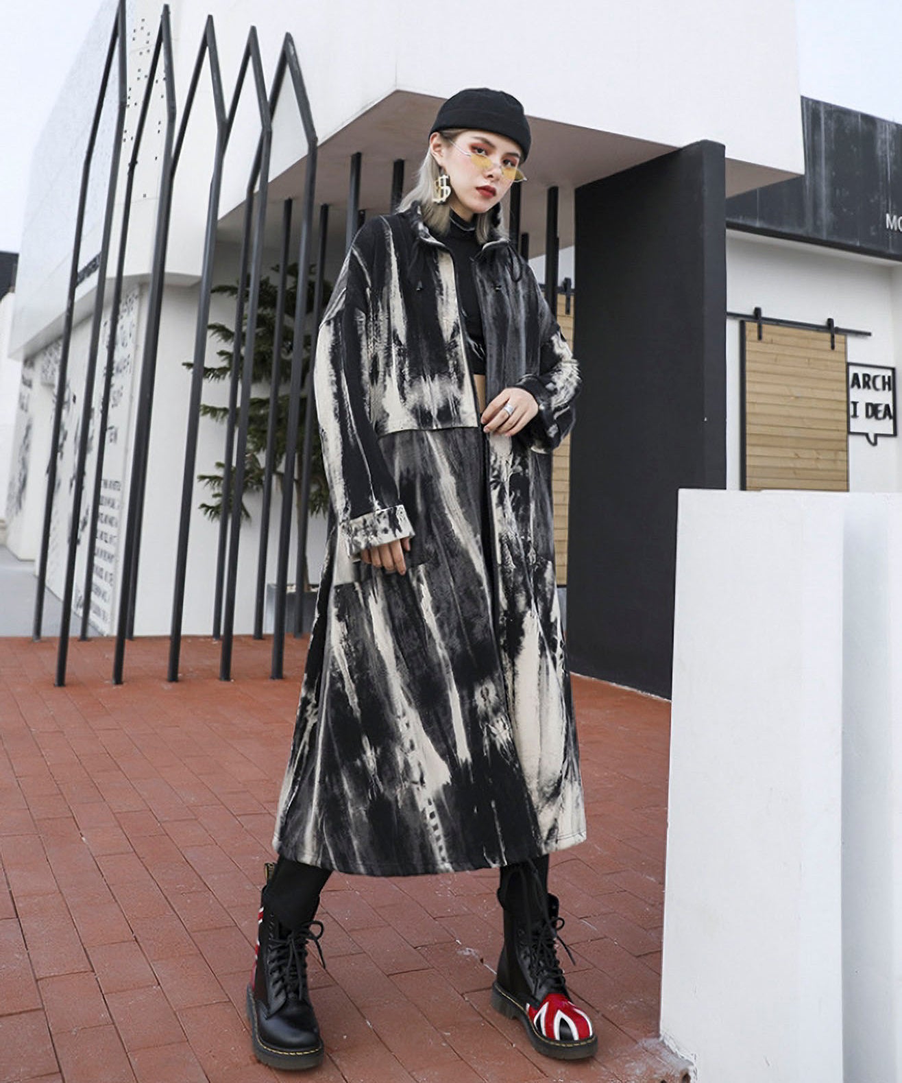 long zip coat