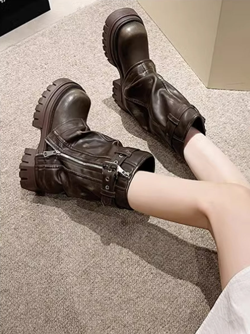Square Headcover Boots