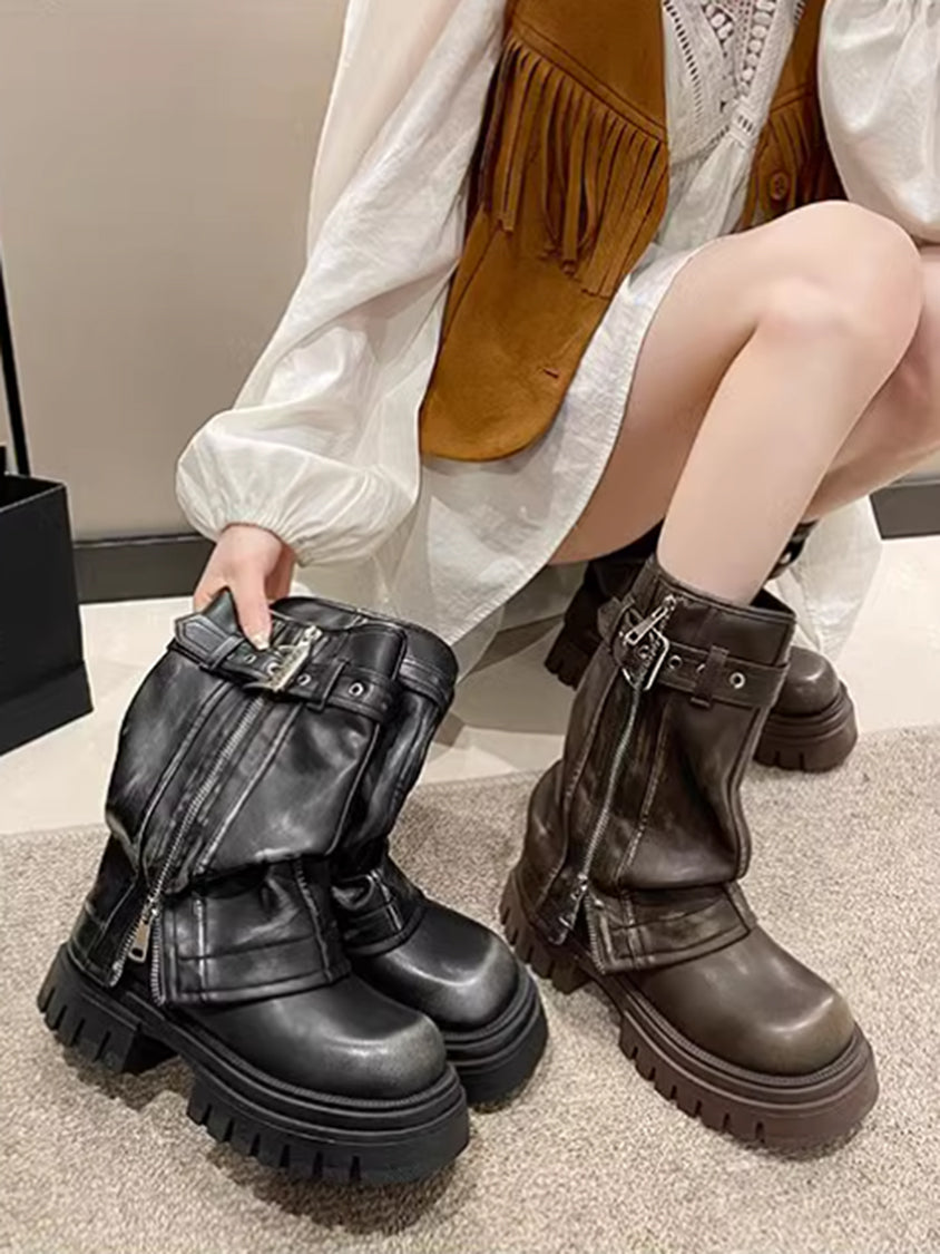 Square Headcover Boots
