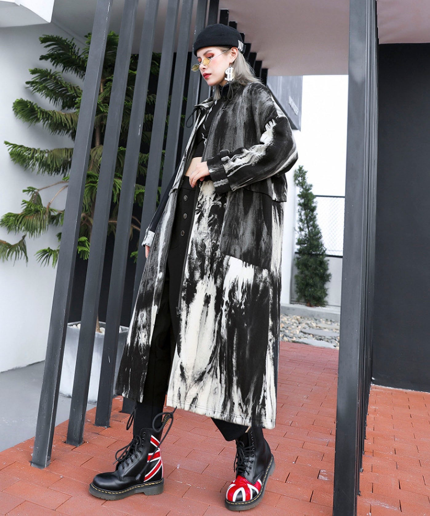 long zip coat