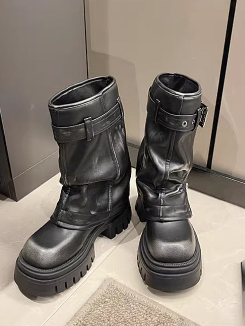 Square Headcover Boots